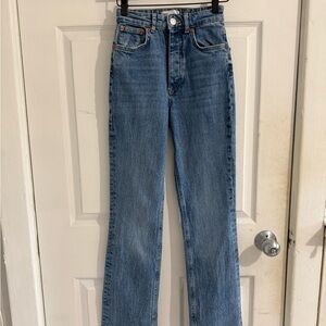 Zara Light Blue Flare Jeans
